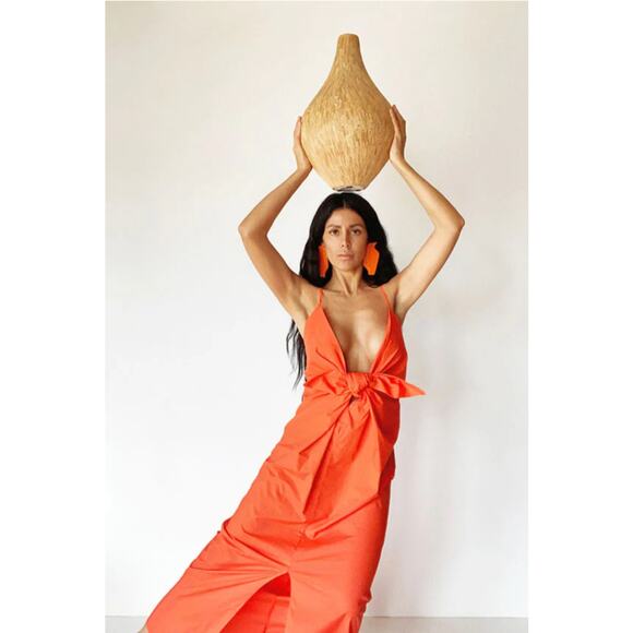 EUC Mara Hoffman $295 Poppy Lolita Front Tie Dress - Picture 1 of 11